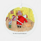 安い玩具ラウンドメタルオーナメント メタルオーナメント (正面)