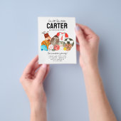 安い男の子スポーツボールオールスター子供の誕生日 チラシ (手)