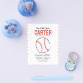 安い私たちの小さなルーキーボール野球誕生日 チラシ (シングル)