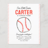 安い私たちの小さなルーキーボール野球誕生日 チラシ (正面)