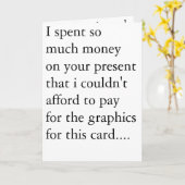 安い誕生日カード。 カード (黄色い花)