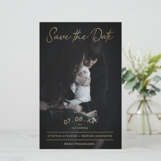 安い金ゴールドスクリプトフォトカップルレズビアンゲイズ (スタンド正面)