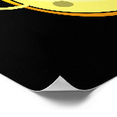 安い食べ物をおもしろい飲むプンダークBG ポスター (角)