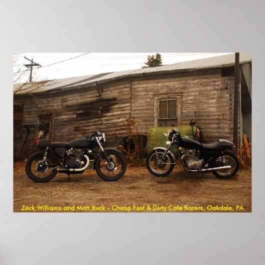 安い高速およびダーティ ポスター (正面)