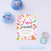 安い2甘いキャンディキッズキャンディランド誕生日 チラシ (シングル)