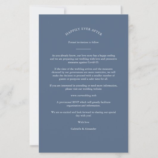 安い4枚のフォトブルーハートカ婚約したップルセッション (裏面)