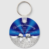 安い65周年結婚パーティーの好意 キーホルダー (正面)