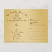 安い フォト ありがとう ポストカード、記念日 ポストカード (裏面)