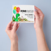 安いDino FOURバルーンディオナーズ4th Birthday チラシ (手)