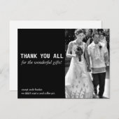 安おもしろい価のサンキューカード ポストカード (正面/裏面)