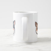 安くかわいい子犬のマグカップを手に入れる ジャンボコーヒーマグカップ (裏面)