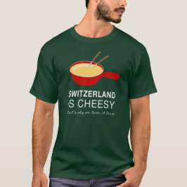 安っぽいスイス連邦共和国のおもしろいなフォンデュのパーティー Tシャツ