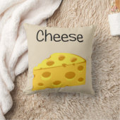 安っぽいチーズ クッション (ブランケット)