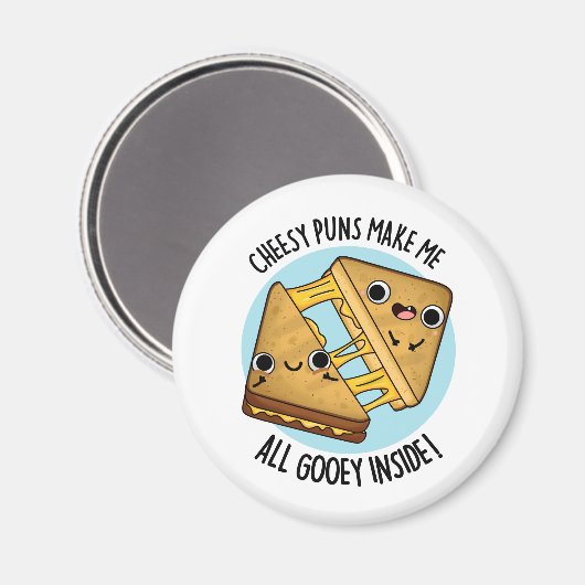 安っぽいパンは私を食べ物のパンの中でおもしろいグイにする マグネット (正面/裏面)