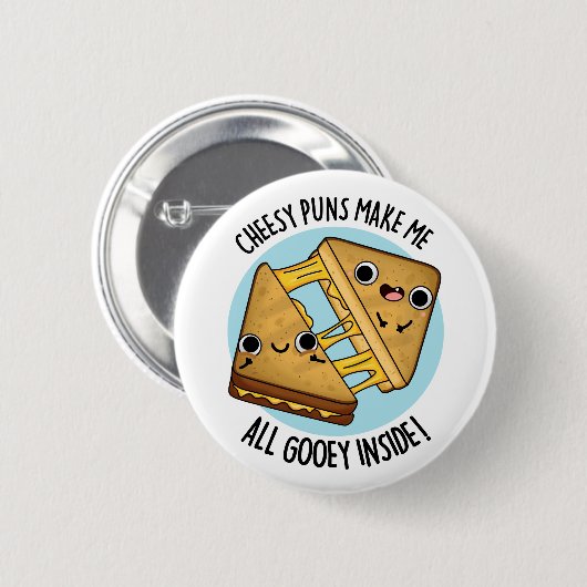 安っぽいパンは私を食べ物のパンの中でおもしろいグイにする 缶バッジ (正面&裏面)
