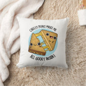 安っぽいパンは私を食べ物のパンの中でグーリー作る クッション (ブランケット)