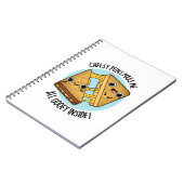 安っぽいパンは私を食べ物のパンの中でグーリー作る ノートブック (左側)