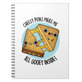 安っぽいパンは私を食べ物のパンの中でグーリー作る ノートブック (正面)