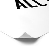 安っぽいパンは私を食べ物のパンの中でグーリー作る ポスター (角)