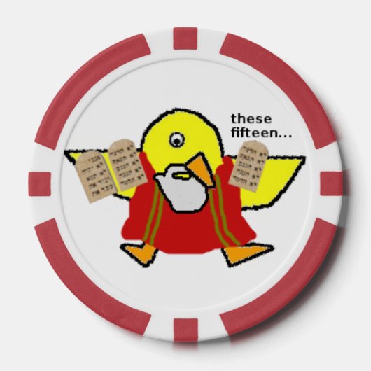 安っぽいベニー ポーカーチップ (正面)