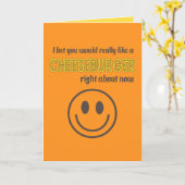 安っぽいユーモア カード (黄色い花)