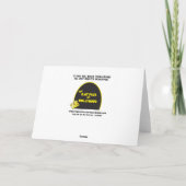 安っぽい人のためのクリスマスカード シーズンカード (裏面)