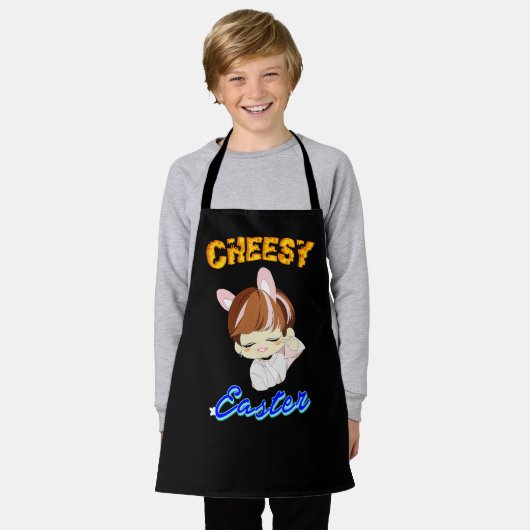 安っぽい復活祭 エプロン (着用した状態)
