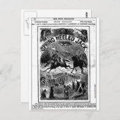 安っぽい犯罪小説-春かかとで蹴られたジャッキ ポストカード (正面/裏面)