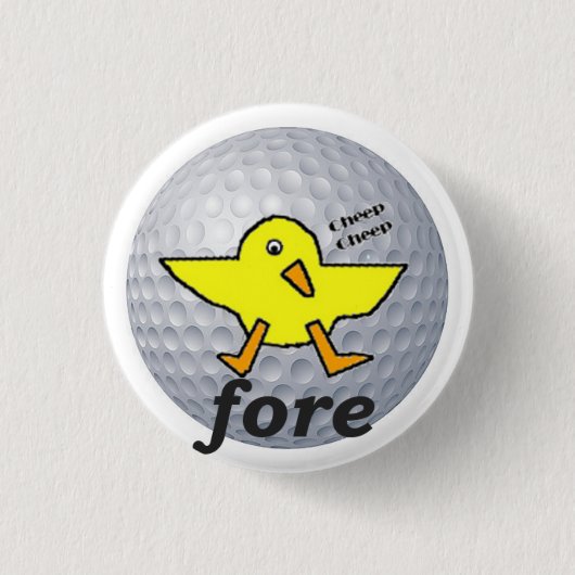 安っぽい4 缶バッジ (正面)