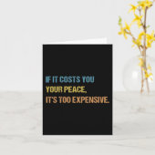 安もし心を要するあまり金がかかる カード (黄色い花)