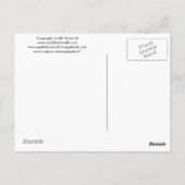 安らかな銀仏の知恵の言葉 ポストカード (裏面)