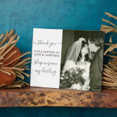 安らかに眠ってください スクリプト写真 追悼 フォトプラーク (側面)