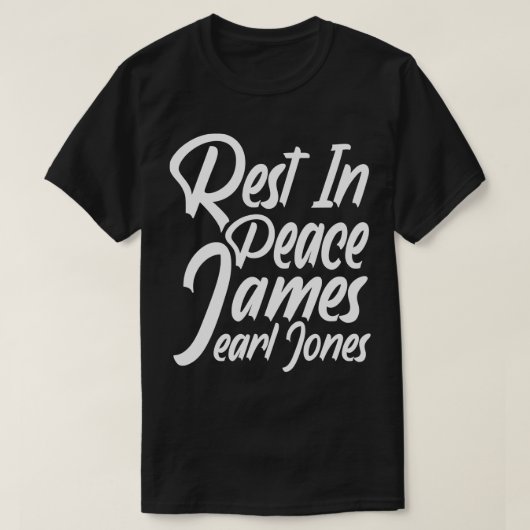 安らかに眠るジェームス・アール・ジョーンズ Tシャツ (デザイン正面)