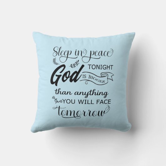 安らかに眠る クッション (裏面)