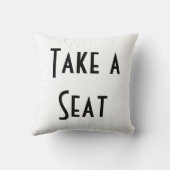 安らかに眠る、座る、装飾用クッション クッション (裏面)