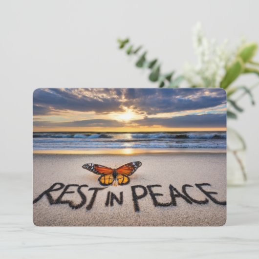 安らかに眠る 招待状 (スタンド正面)