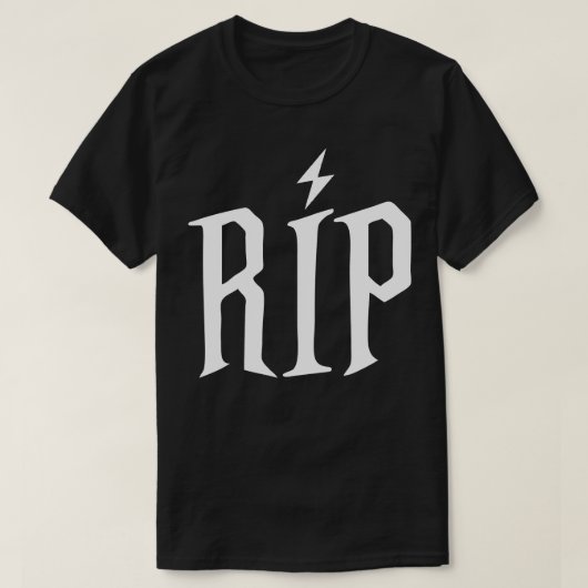 安らかに眠る Tシャツ (デザイン正面)