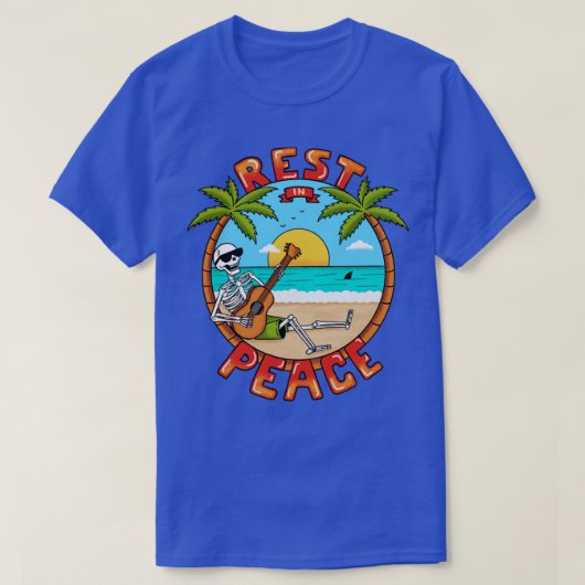 安らかに眠る Tシャツ (デザイン正面)