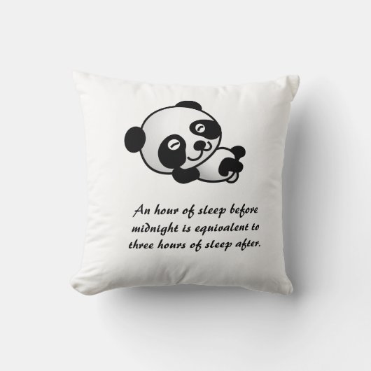 安らかに眠救済る枕 クッション (正面)