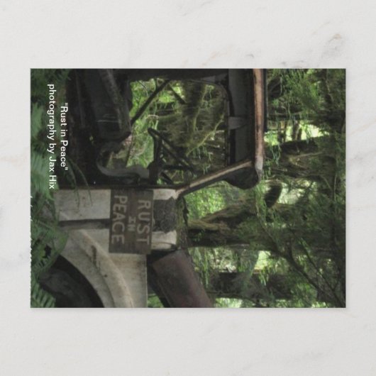 安らかに錆びる ポストカード (正面)