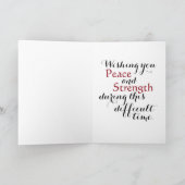 安らぎと強みを祈る カード (内部)