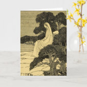 安らぎと強みを祈る カード (黄色い花)