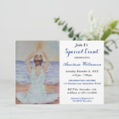 安らぎと静けさのパーティーイベントへのご招待 招待状 (スタンド正面)