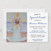 安らぎと静穏のパーティーイベントご招待 招待状 (正面)