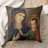 安らぎの子供イエス・キリストの私達の女性 クッション (ブランケット)