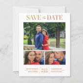 安シンプルいモダンエレガント 3写真結婚ズ (正面)