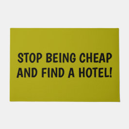 安ストップくて不快なホテルを探す ドアマット