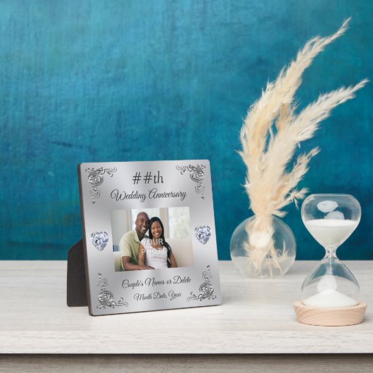 安パーソナライズされた価のアニバーサリーギフト、写真 フォトプラーク (インサイチュ)