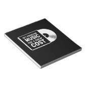 安価で高価な音楽を手に入れる ノートパッド (アングル)