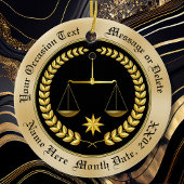 安価なパーソナライズされた弁護士オーナメント、セラミック セラミックオーナメント